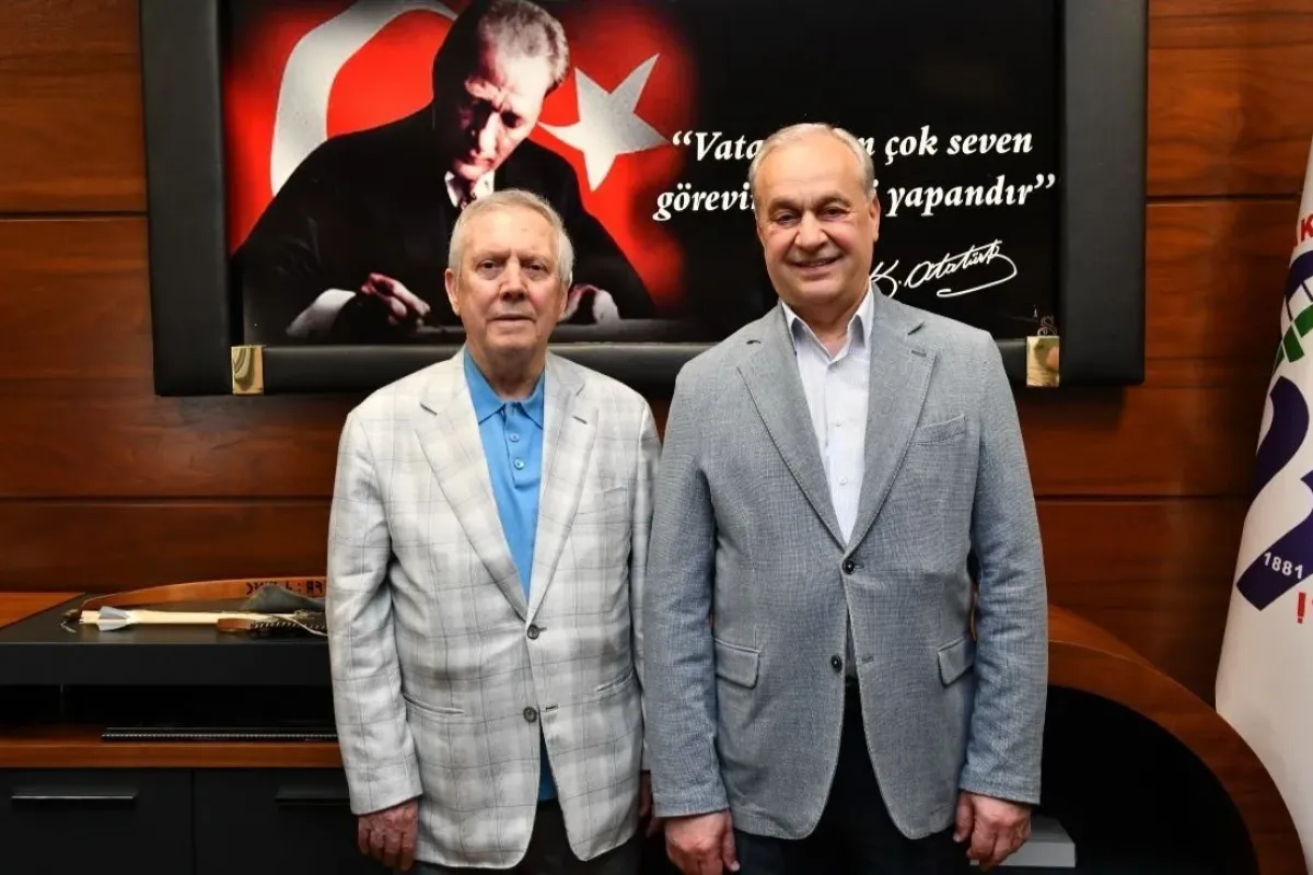 Aziz Yıldırımdan, Başkan Şükrü Erdeme ziyaret