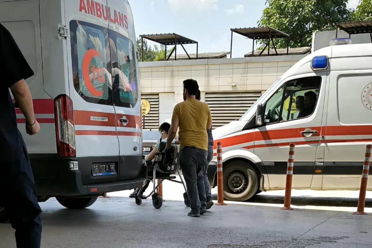 İnegöl'de stajyer işçi daha elinden oluyordu!