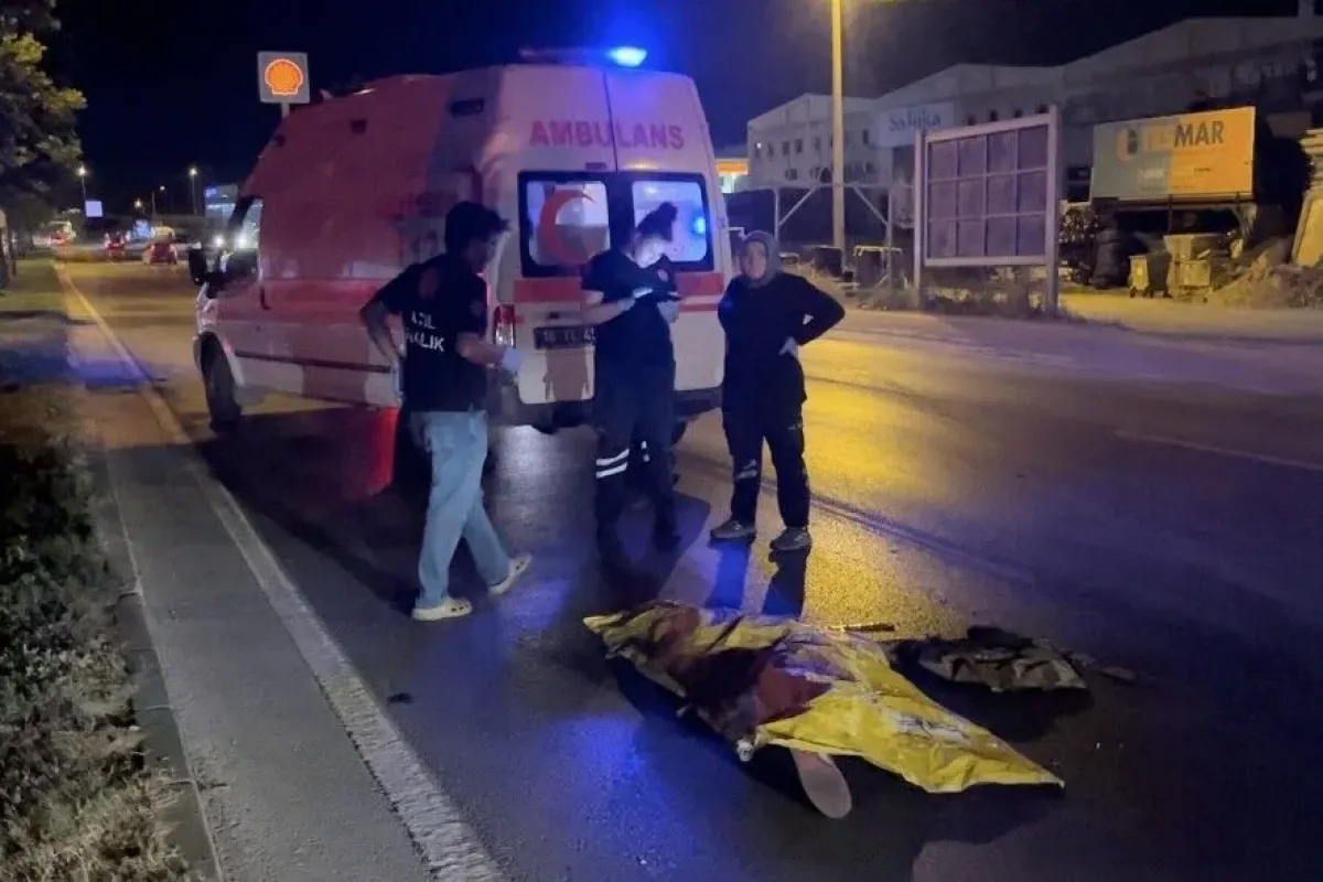 Metrelerce sürüklenen yaya olay yerinde hayatını kaybetti