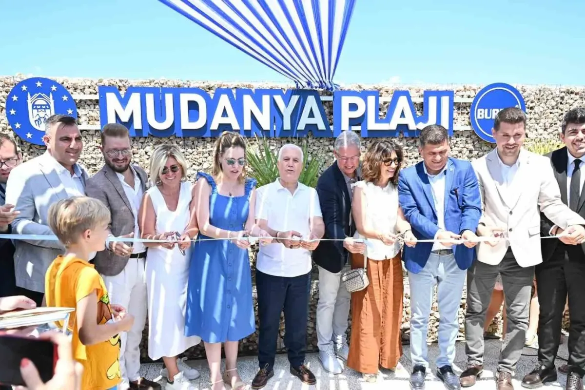 Mudanya Plajı, Büyükşehir kalitesiyle hizmete açıldı