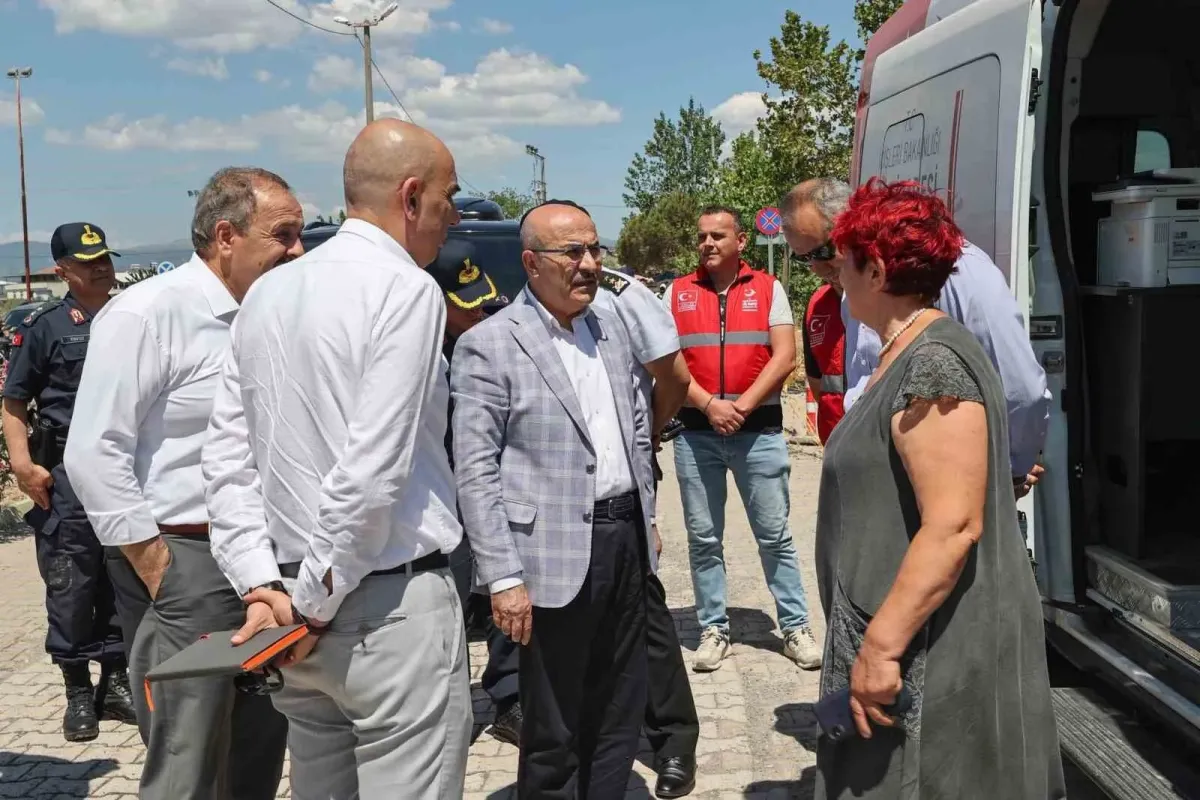Kumsazda mobil göç denetimi