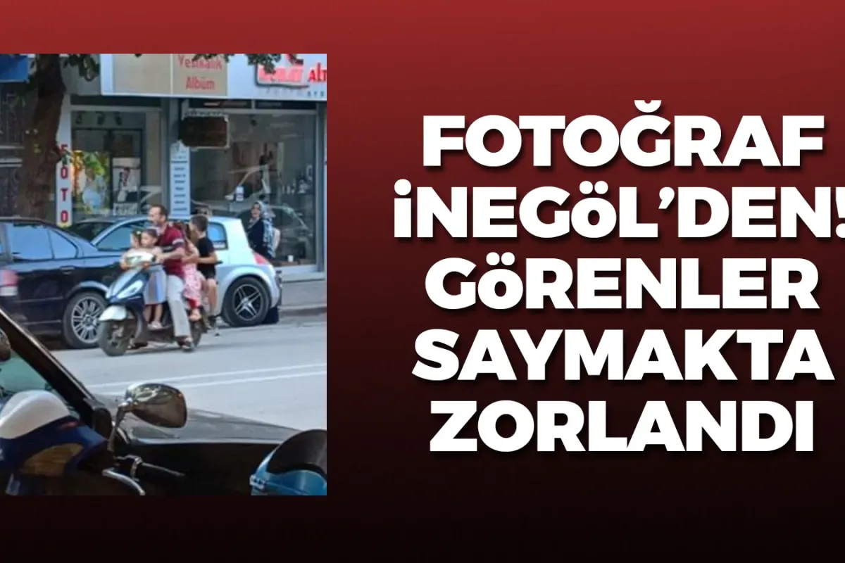 Fotoğraf İnegöl'den! Görenler saymakta zorlandı