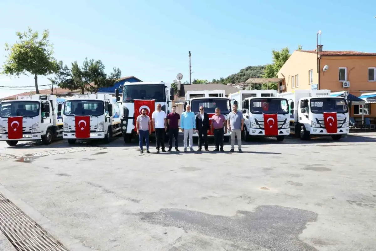 Mudanyada temizlik filosu yeni araçlarla güçlendi