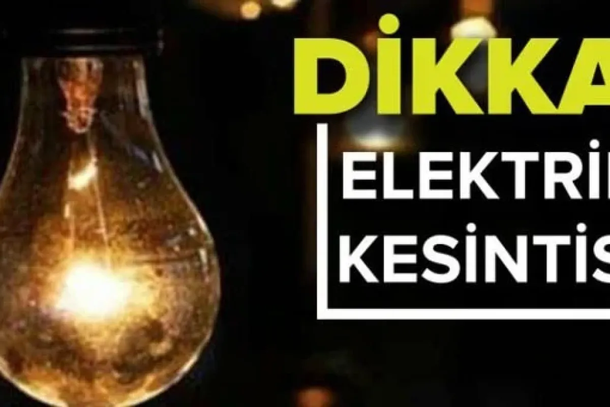 Dikkat kesinti var!
