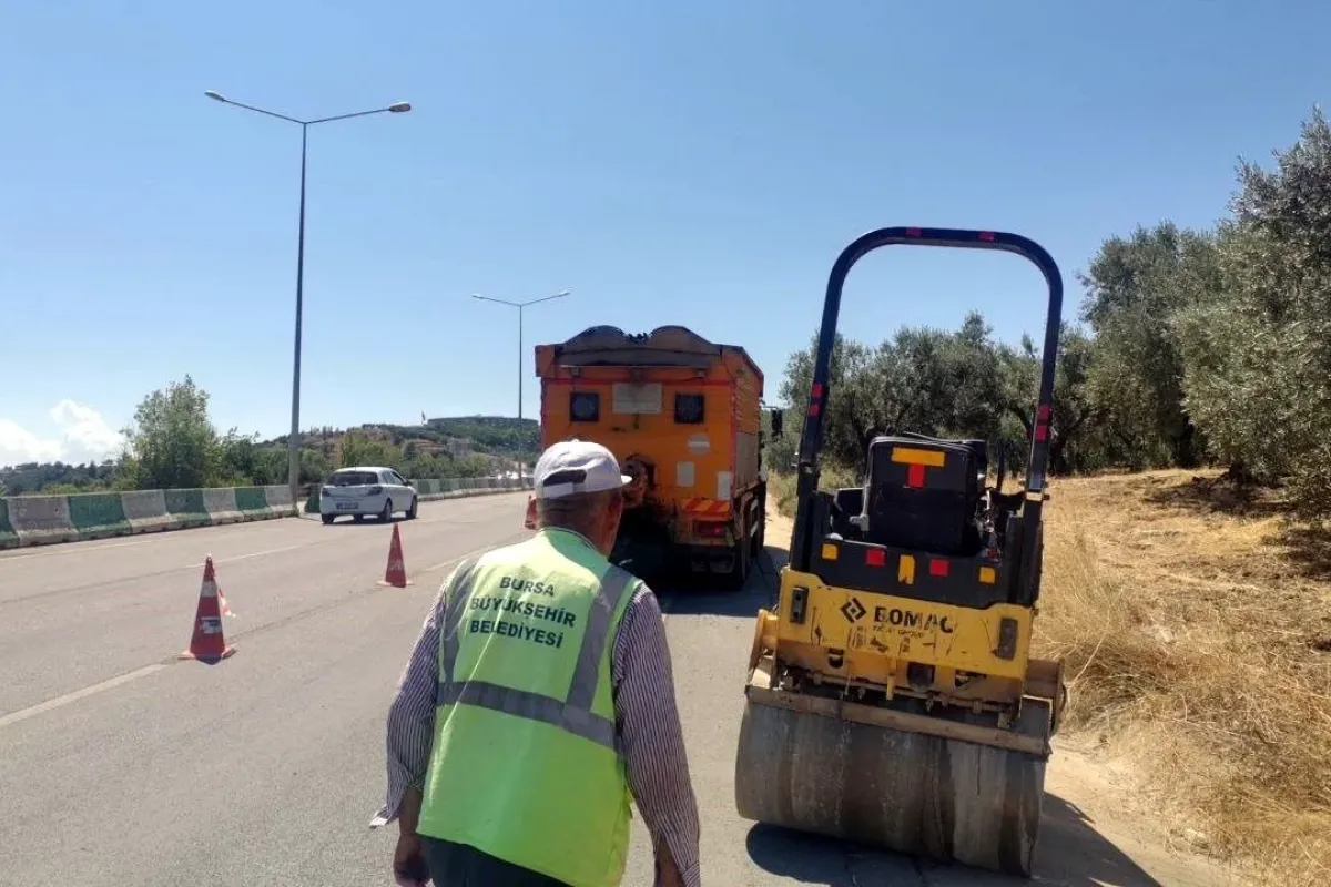 Bursa-Mudanya yolu onarıldı