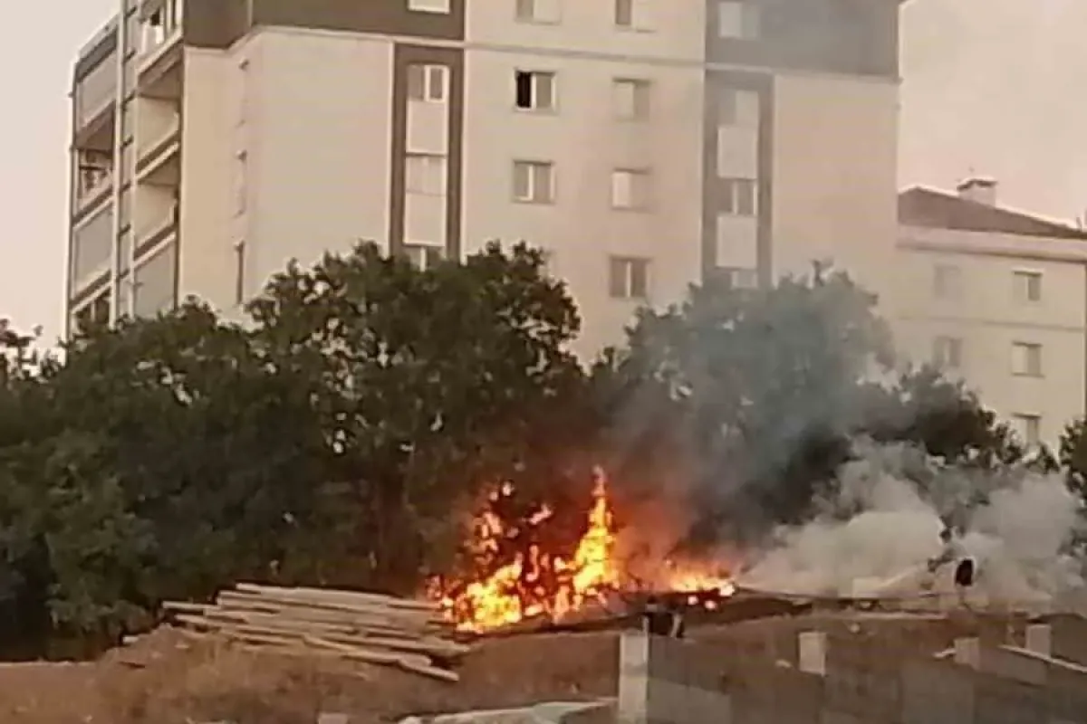 Bursada korkutan yangın