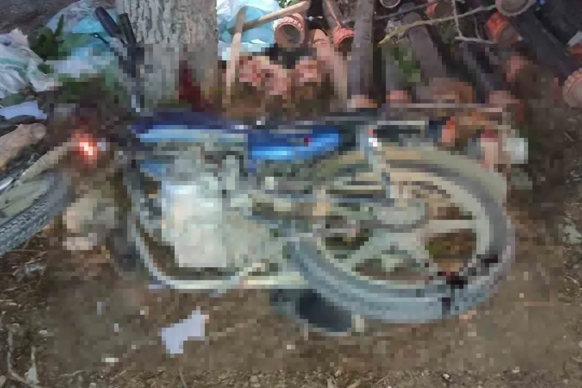 Motosiklet ağaca çarptı: 1 ölü, 1 yaralı