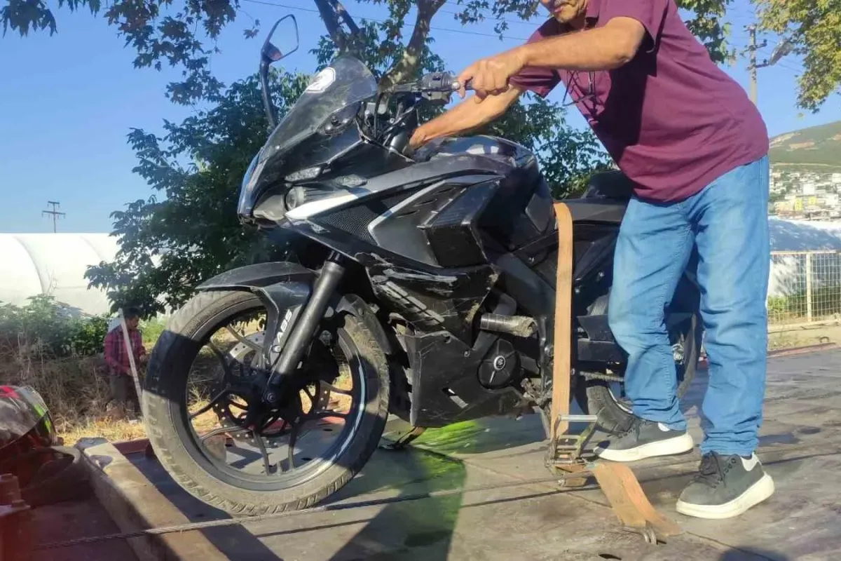 Motosiklet kazası 25 yaşındaki genci hayattan kopardı