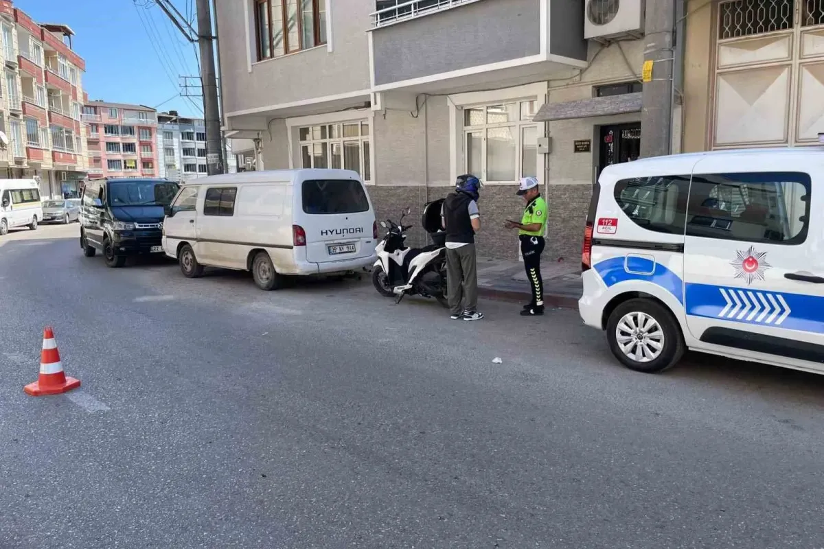 Bursa Karacabeyde 860 motosiklete 3 milyon lira ceza