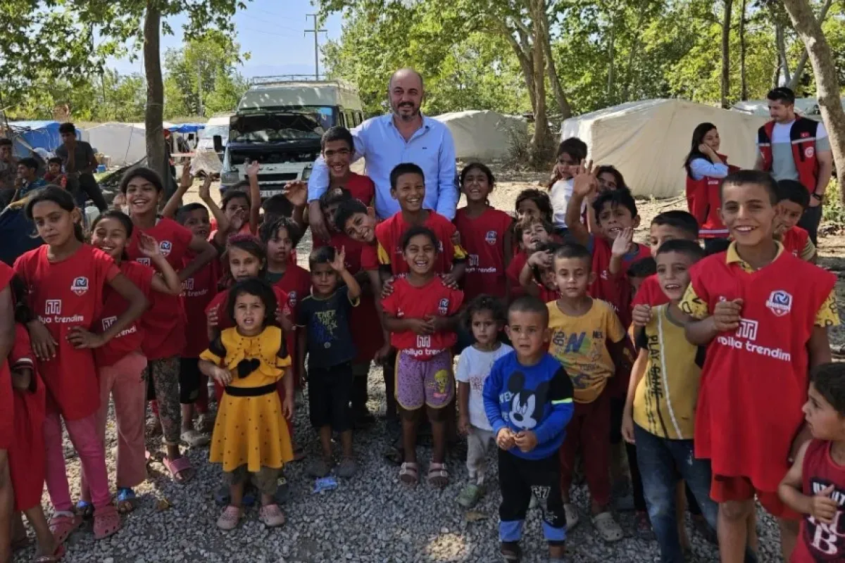Tarım çocuklarına unutulmaz voleybol günü