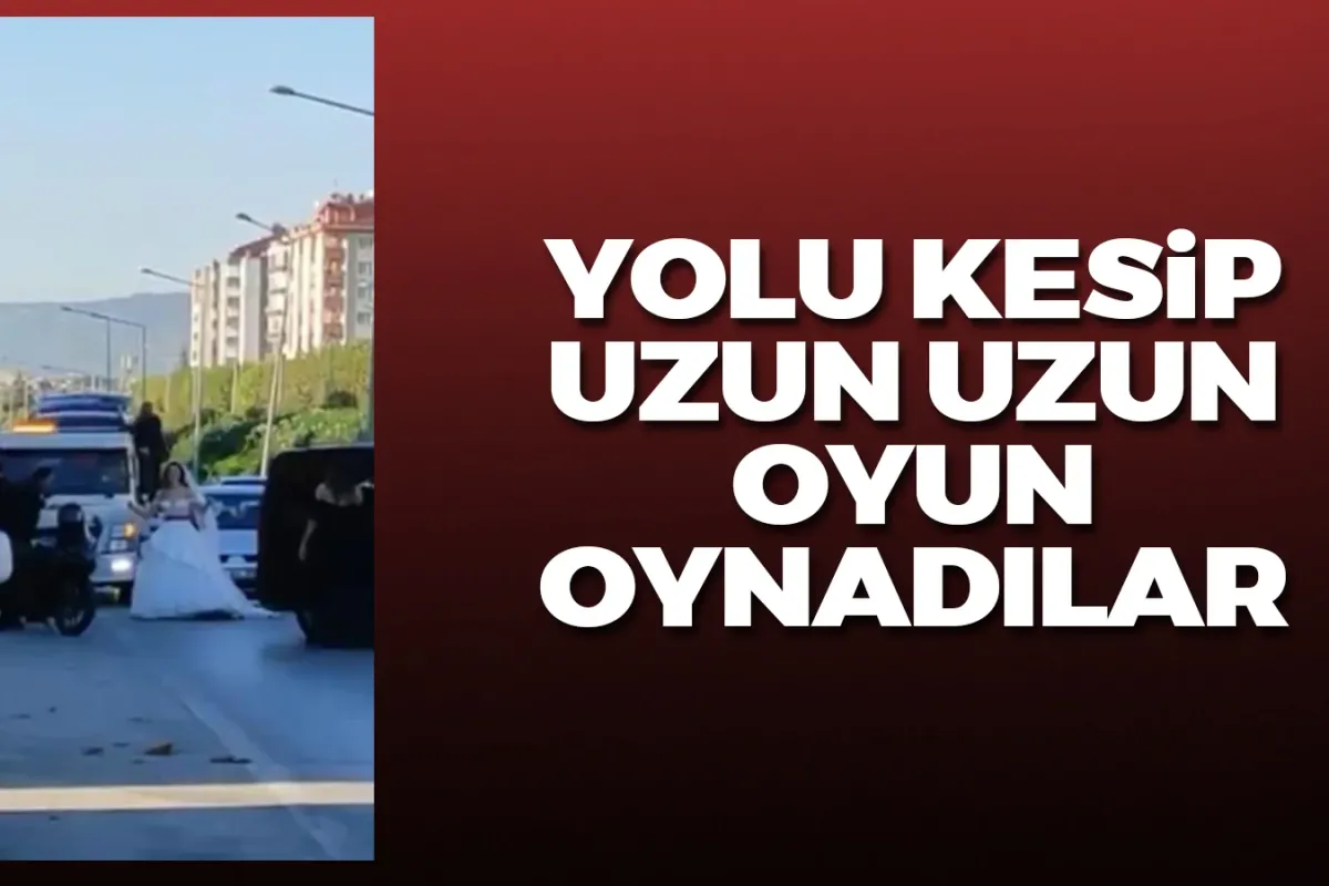 Yolu kesip dakikalarca oyun oynadılar