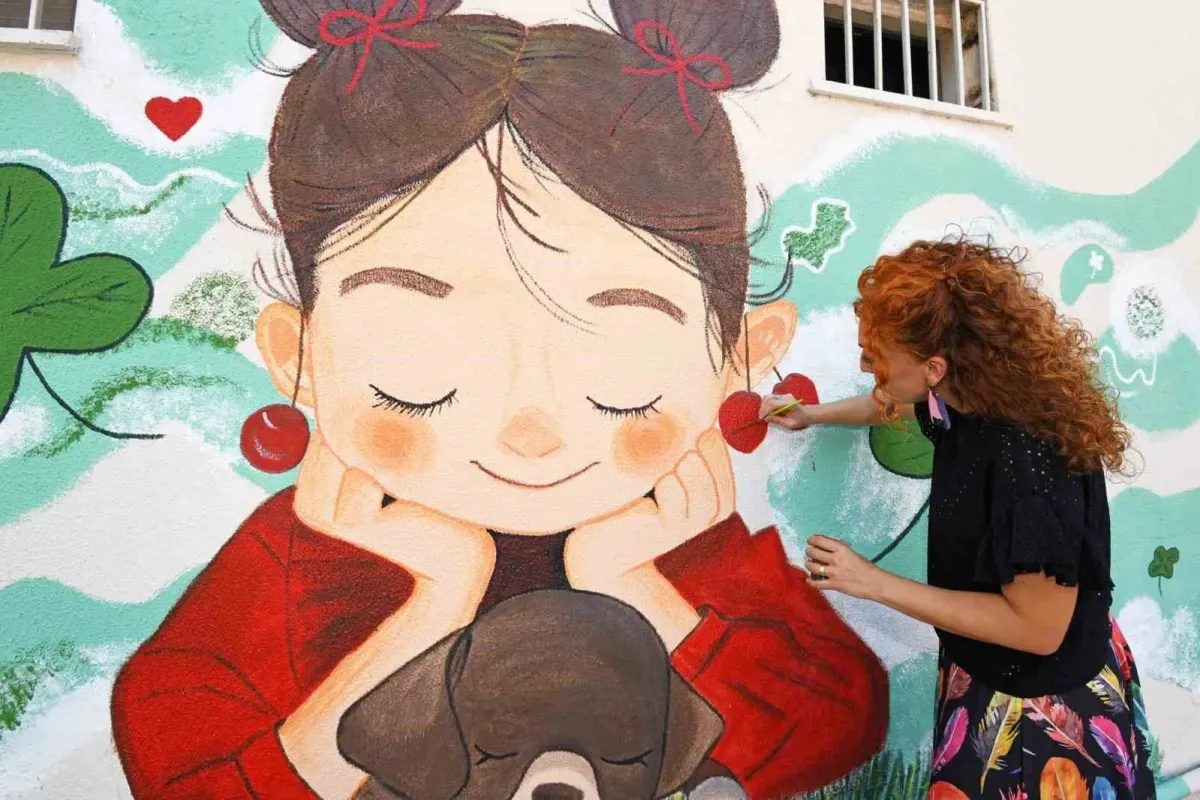 Osmangazinin duvarlarında sanat var