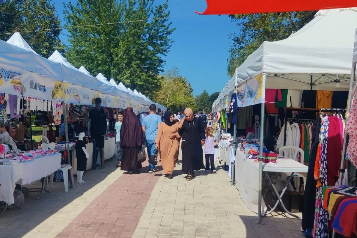İnegölde 3 günlük festival başladı! İndirimler kapıda