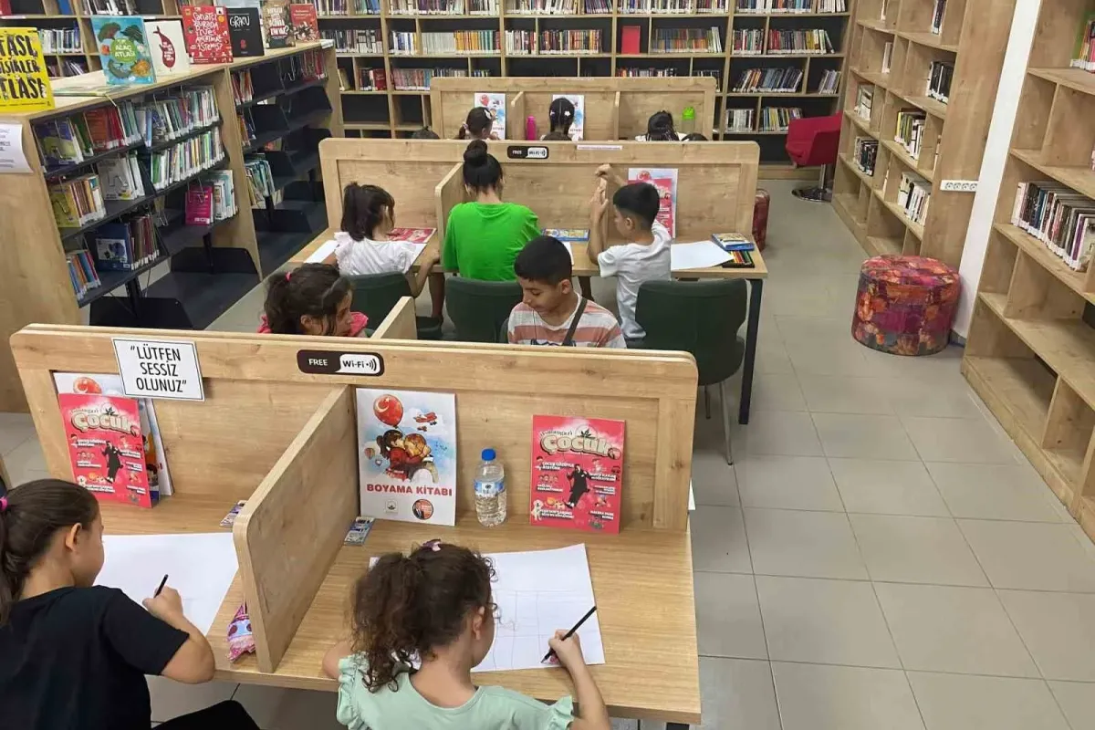 Çocuklar eğlenerek okuma sevgisi kazandı