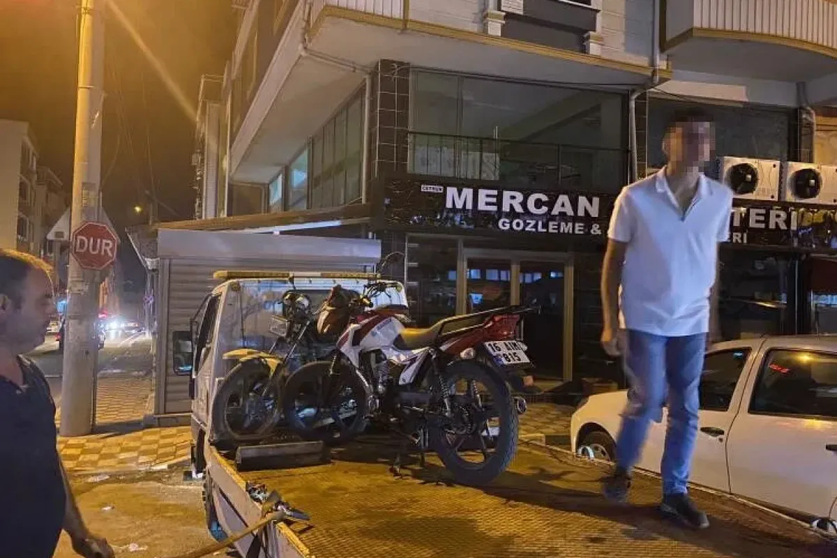 Karacabeyde motosikletlere 1 günde 448 bin 197 TL ceza