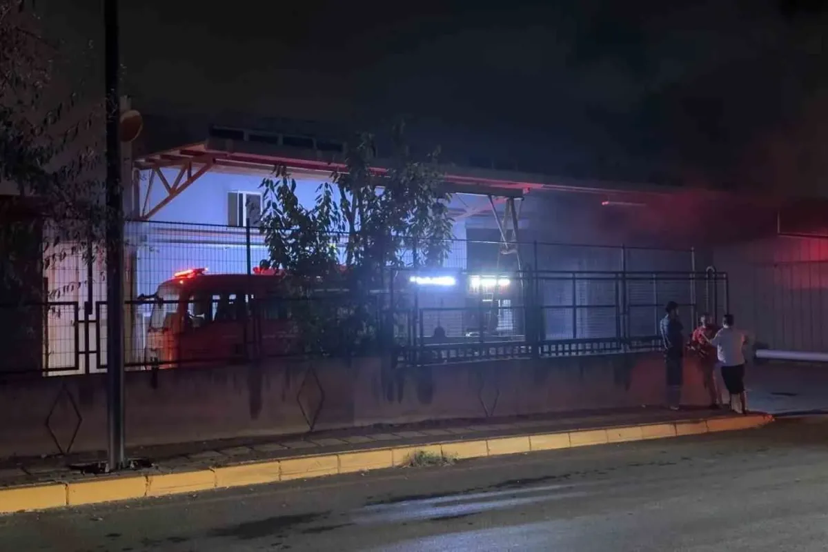 Bursada korkutan fabrika yangını