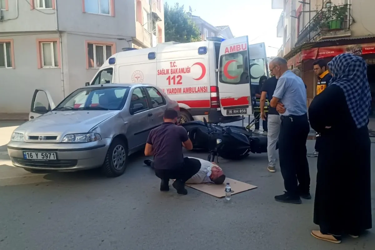 İnegöl'de acı içinde yerde kaldı, yardıma vatandaşlar koştu