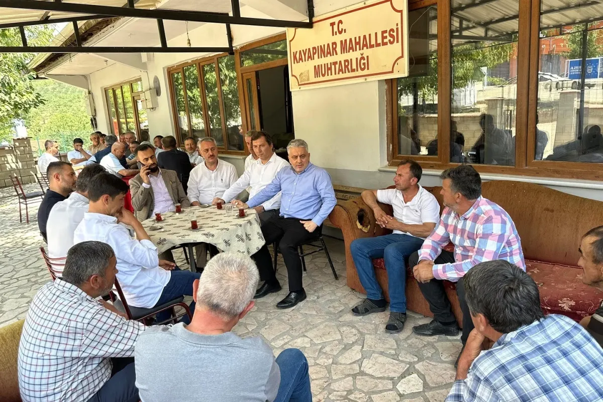 AK Parti İnegöl İlçe Teşkilatı Kırsal Mahalle Ziyaretlerini Sürdürüyor