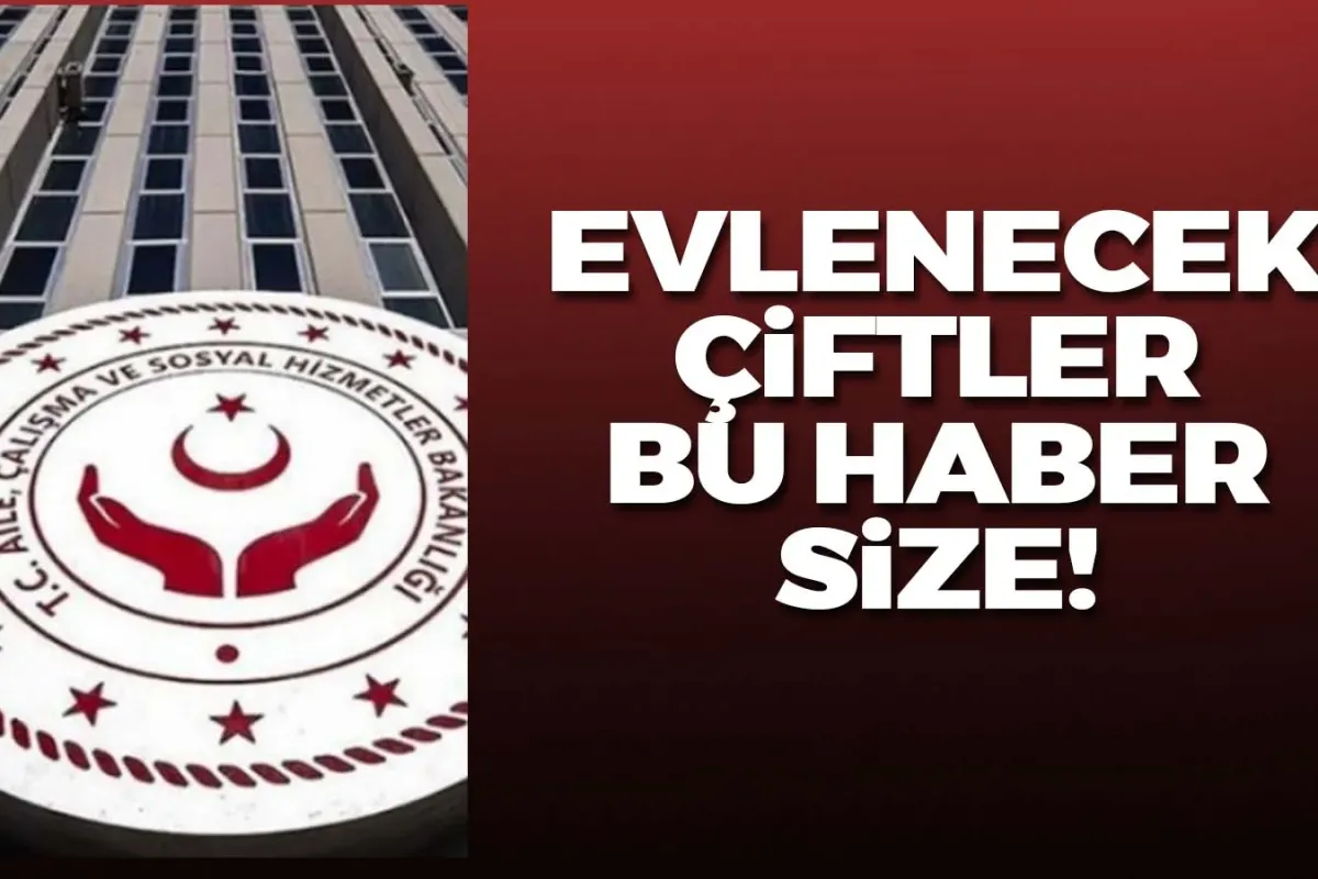 Evlenecek çiftler bu haber size