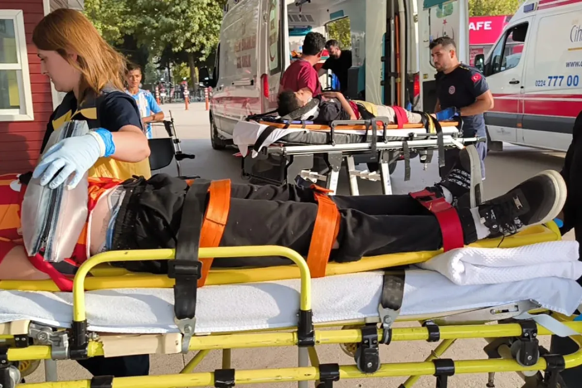İnegöl'de feci kaza! 3 çocuk dere yatağına uçtu