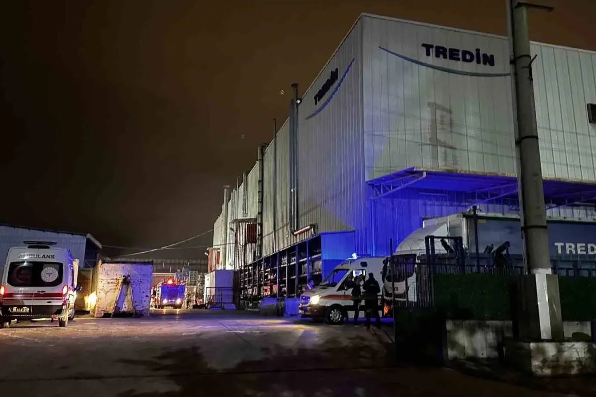 Bursa’da korkutan fabrika yangını