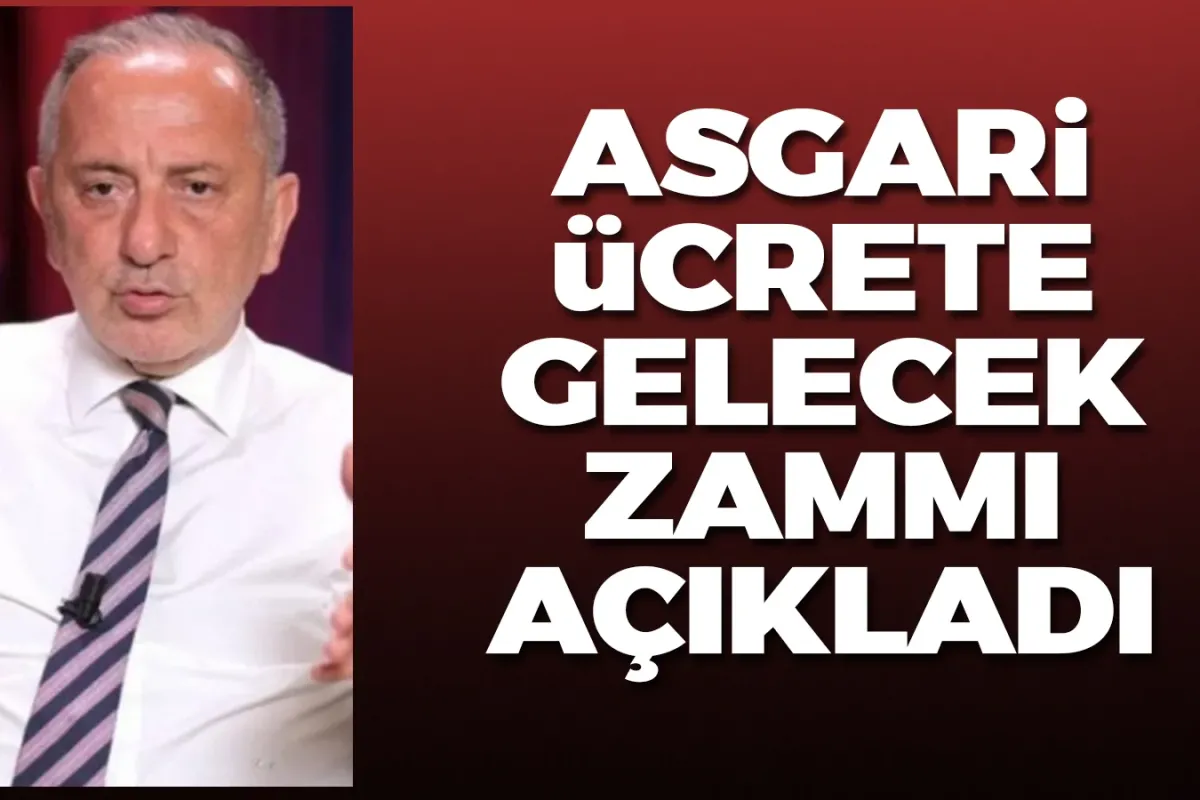 Asgari ücrete gelecek zammı açıkladı