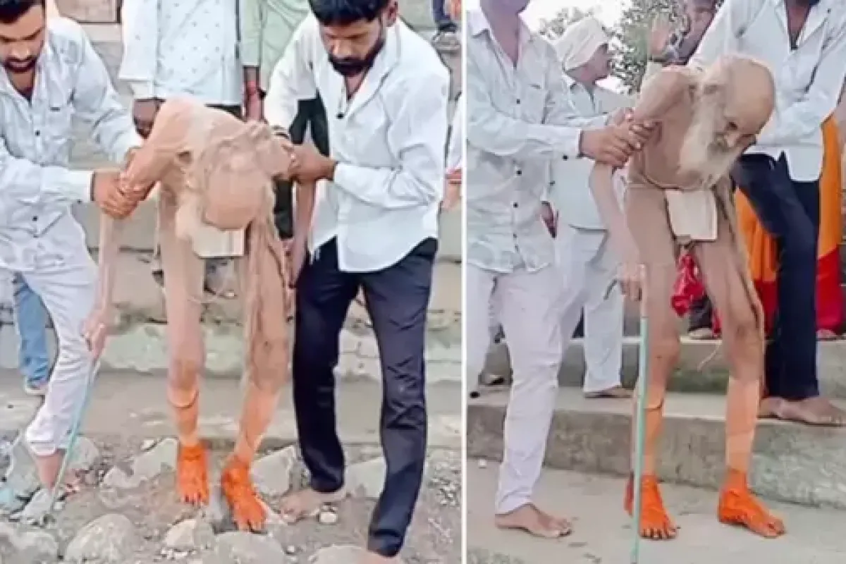 Hindistan'da 188 Yaşında Olduğu İddia Edilen Adam Mağarada Bulundu