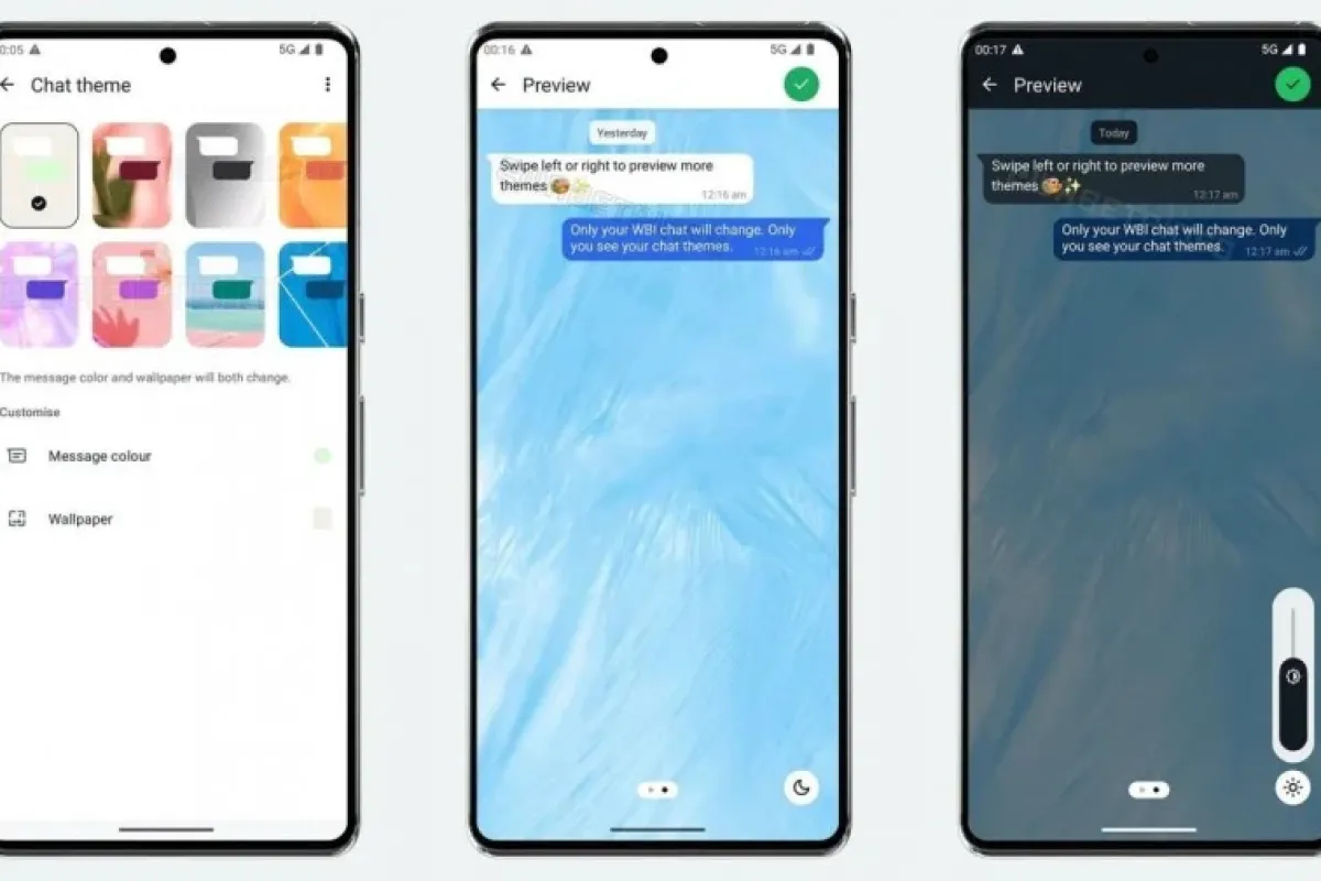 WhatsApp'ta Sohbet Teması Devrimi: 22 Farklı Tema Seçeneği