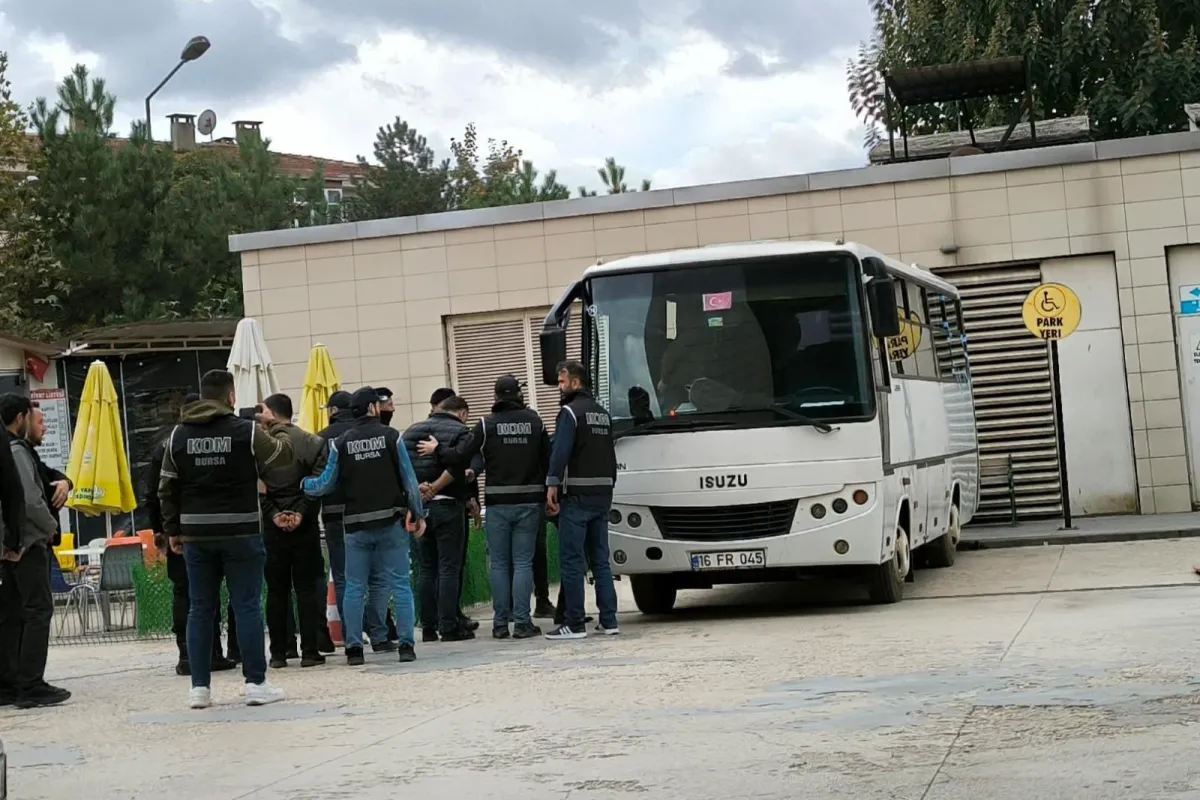 İnegöl'de çete operasyonu 6 gözaltı