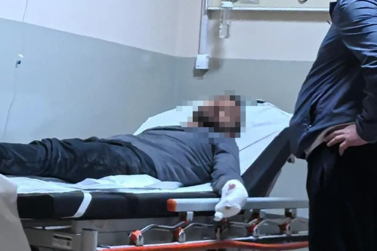 Talihsiz işçinin ilk tedavisi sonrası Bursa'ya sevk edildi
