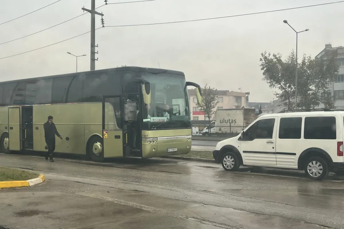 Ukraynalı turistler İnegöl'de mahsur kaldı