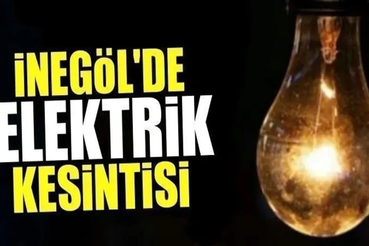 İnegöl'de birçok mahallede elektrik kesintisi var!