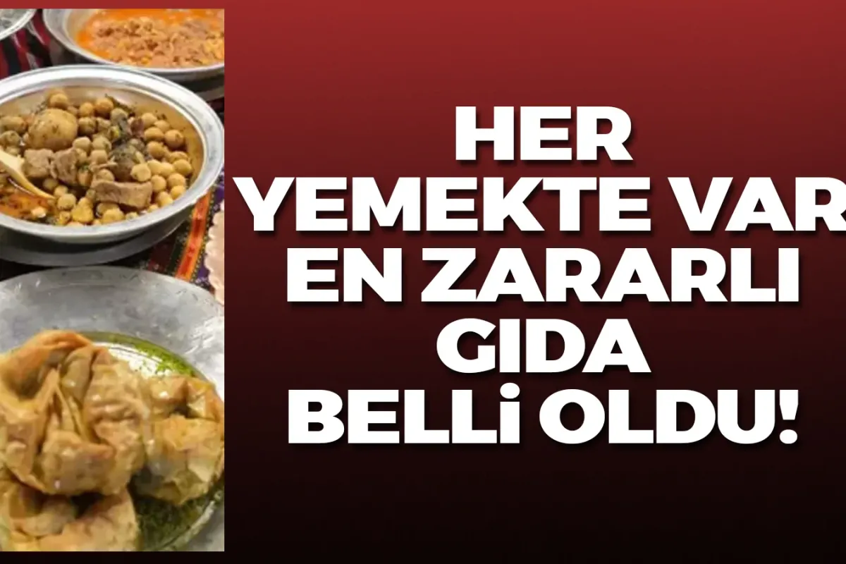 En zararlı gıda belli oldu!