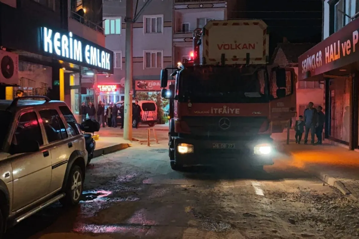 Kemalpaşa Mahallesi’nde Baca Yangını