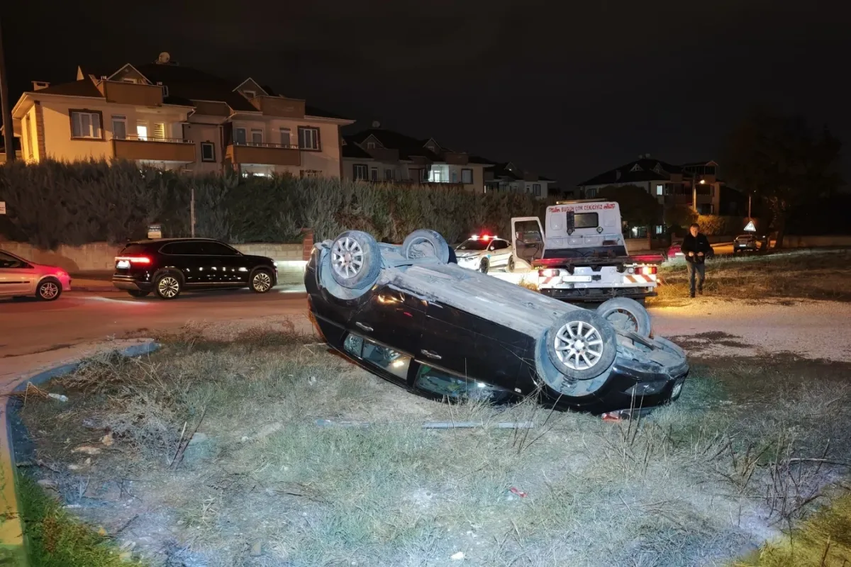 Ahmet Türkel Çevre Yolu’nda Korkutan Trafik Kazası