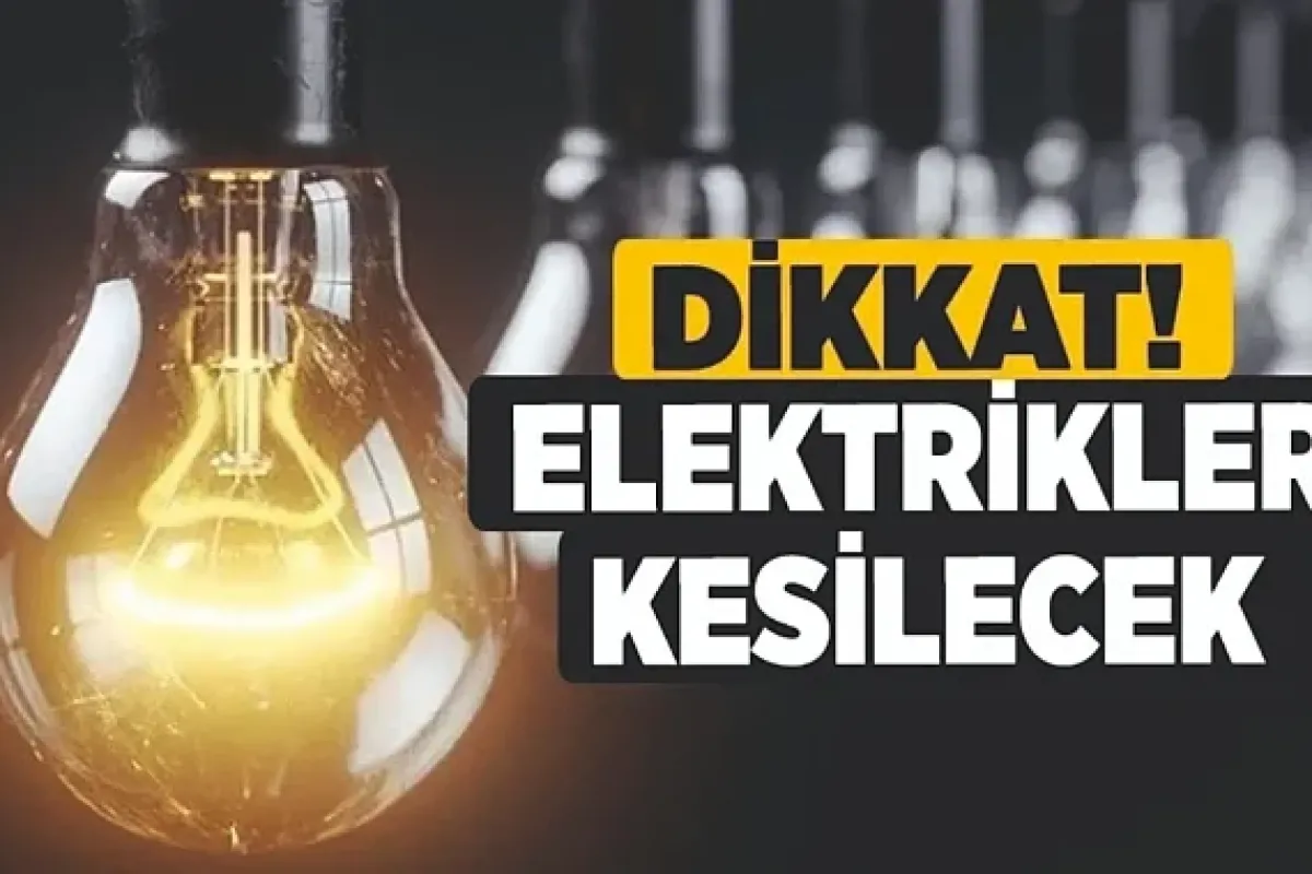 İnegöl'de kesinti var!