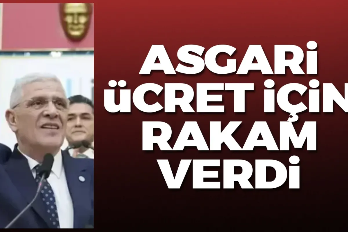 Asgari ücret için rakam verdi!