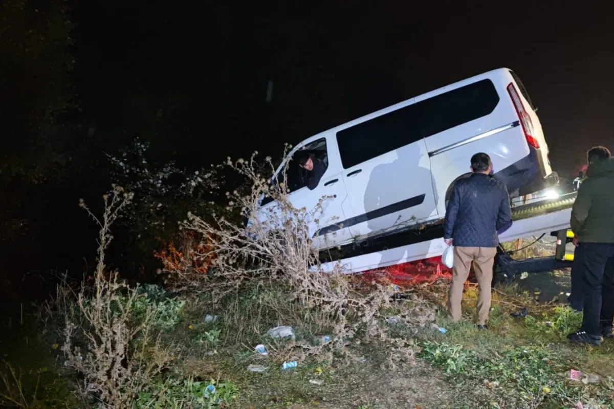 Mesudiye Mahallesi’nde Yol Kenarında Kaza!