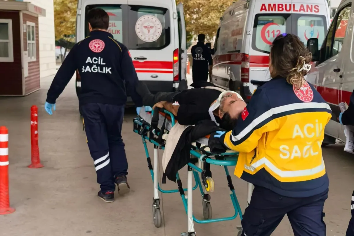 İnegöl'de motosiklet sürücüsü ölümden döndü!