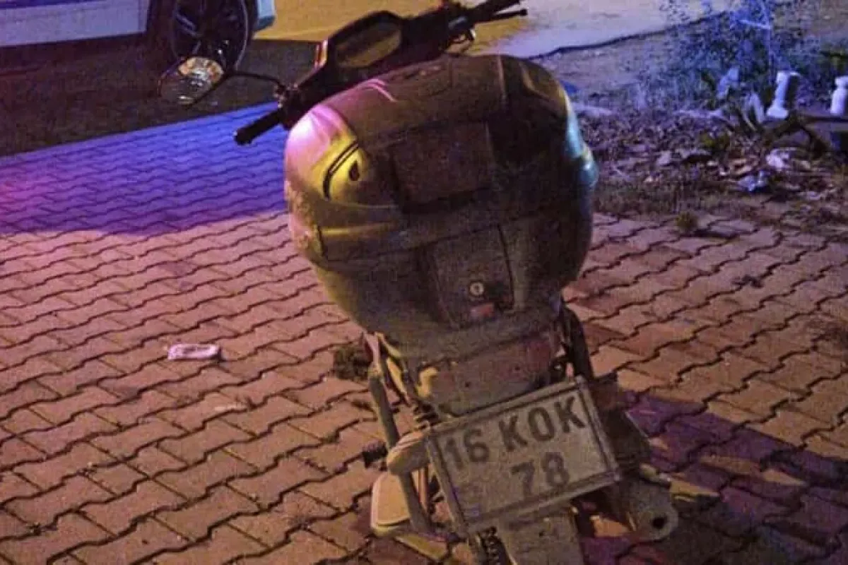 İnegöl’de Motosiklet Kazası 1 Yaralı