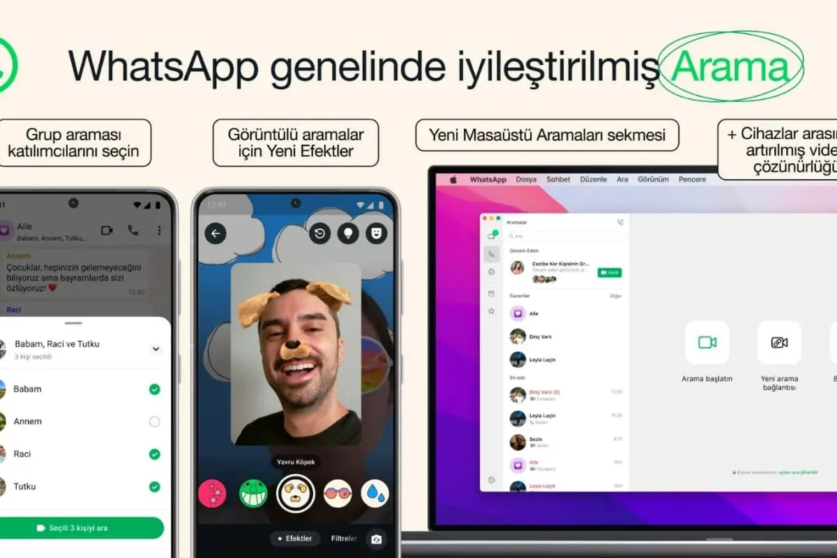 WhatsApp Aramalarda Büyük Yenilik!