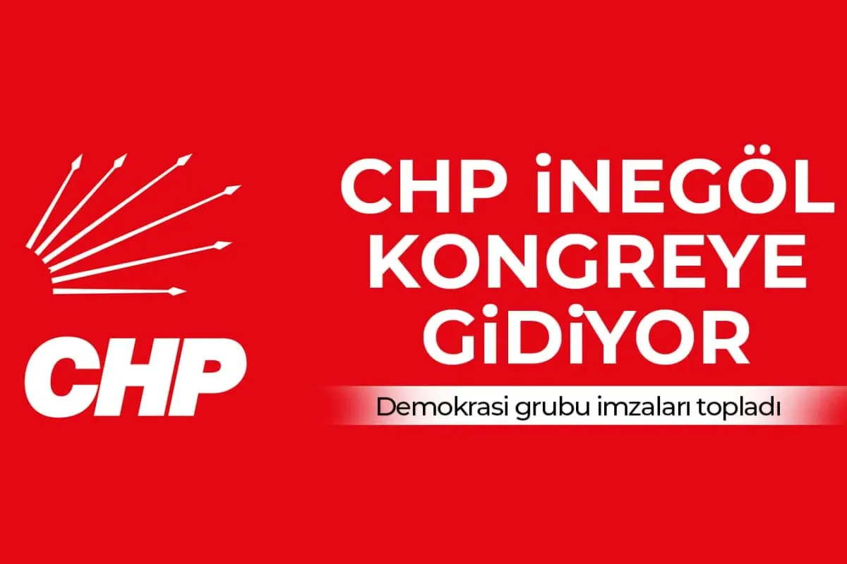İnegöl CHP'de imzalar toplandı! Kongreye gidiliyor
