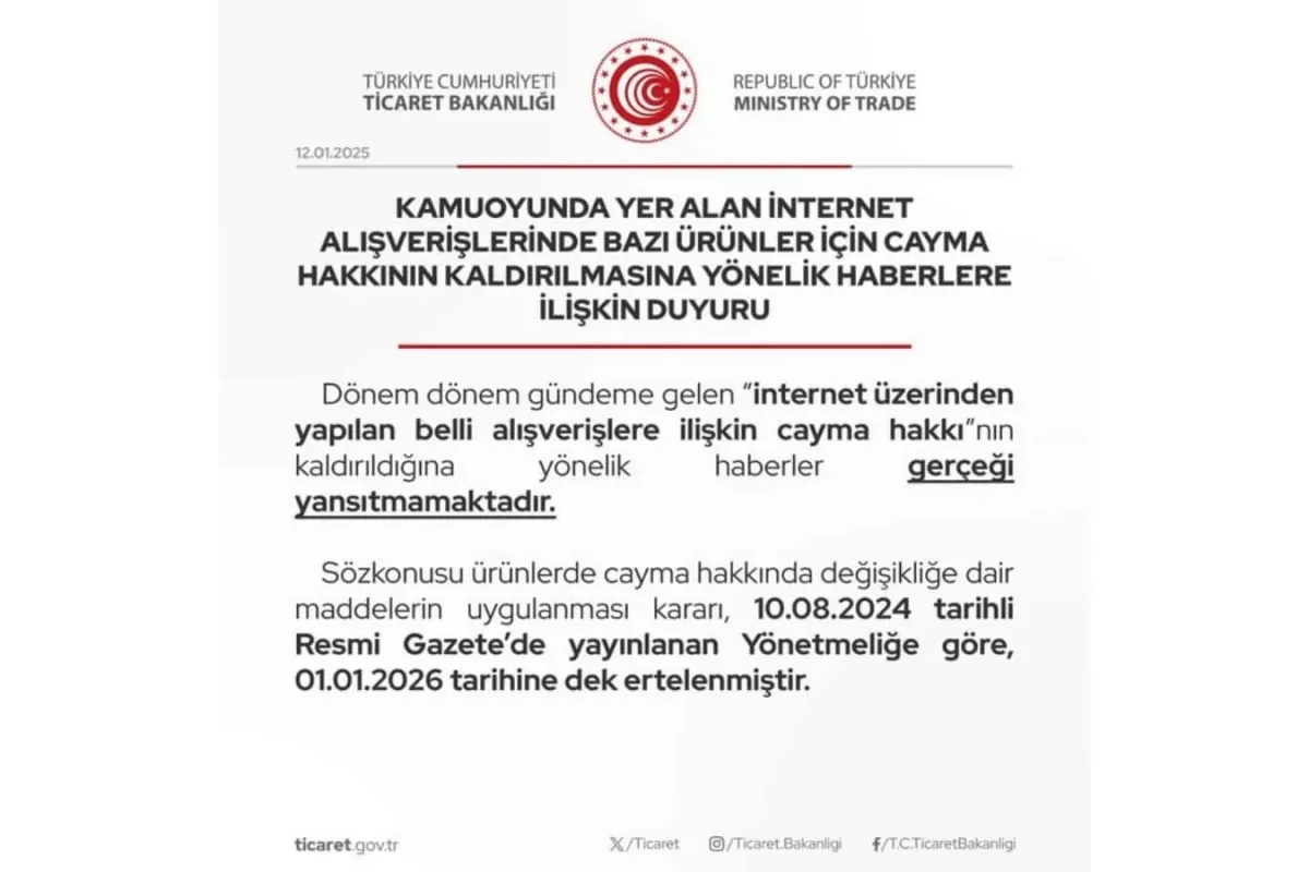 Cayma Hakkında Önemli Gelişme!