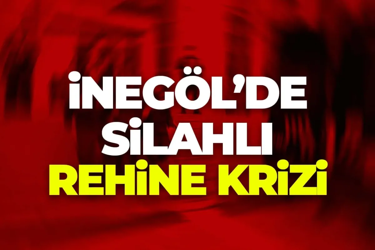 İnegöl'de 2 kardeşini silahla rehin aldı
