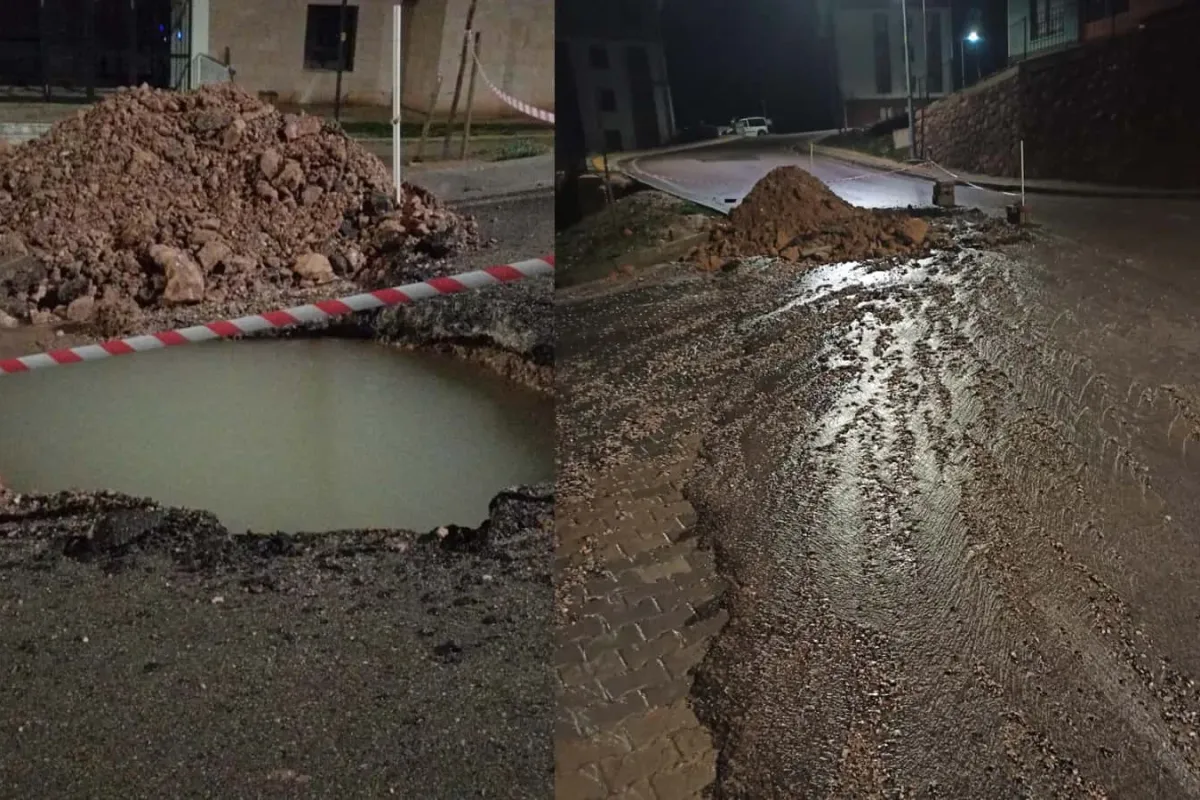 İnegöl 3. Etap TOKİ’de Su Borusu Patladı: Vatandaşlar 2 Gündür Susuz