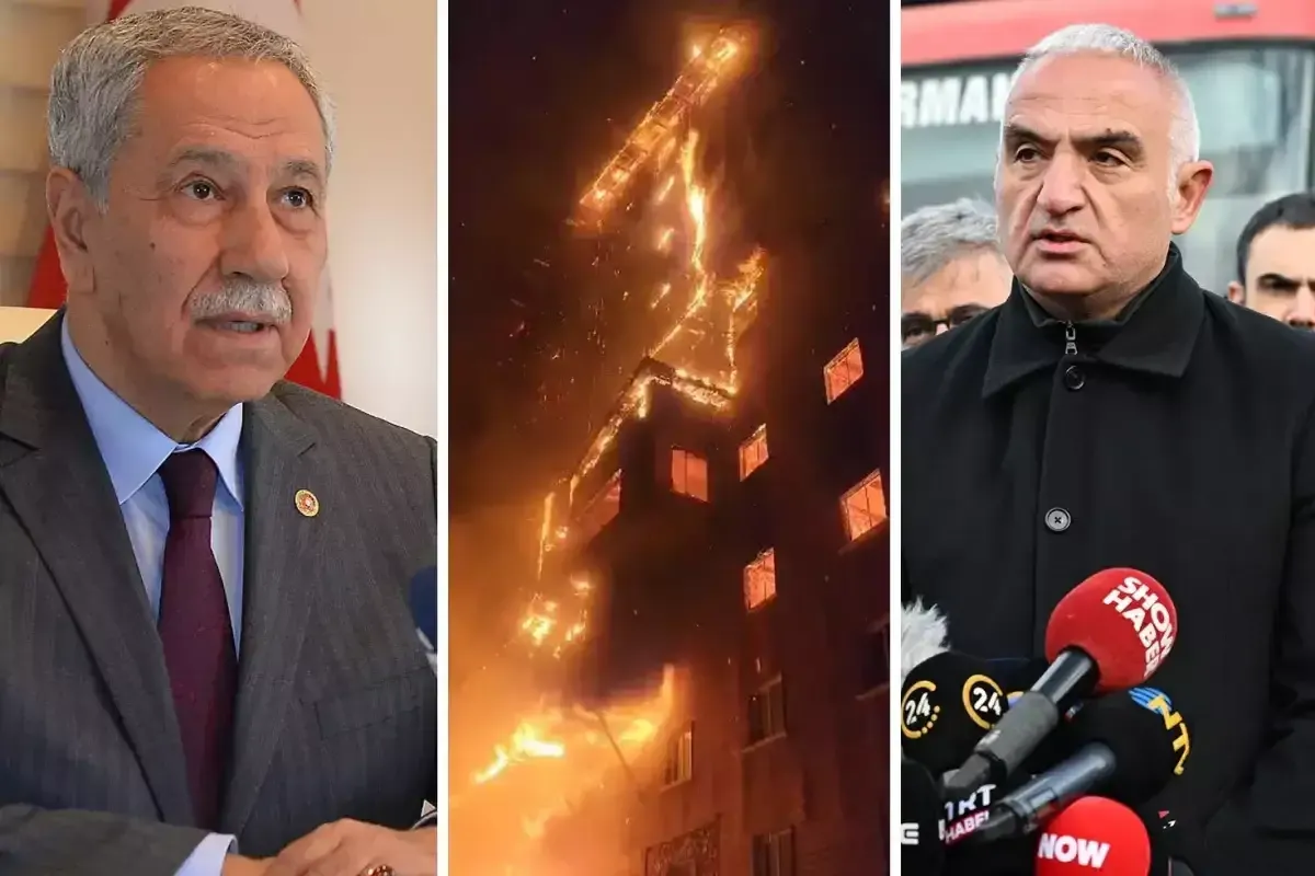 Arınç'tan Kartalkaya Faciası İle İlgili Çarpıcı Açıklama: Sorumlu Turizm Bakanlığı