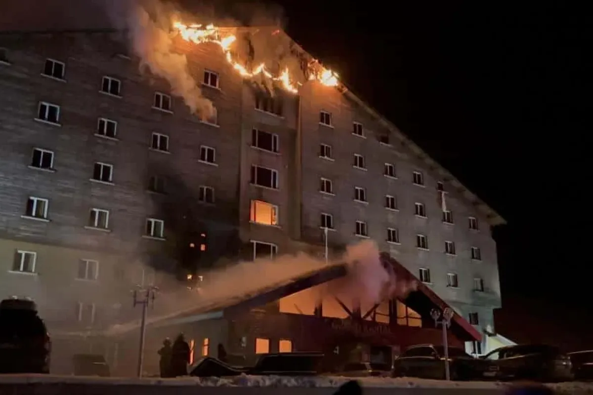 Bolu'daki Grand Kartal Otel Yangını: Sebebi Belli Oldu