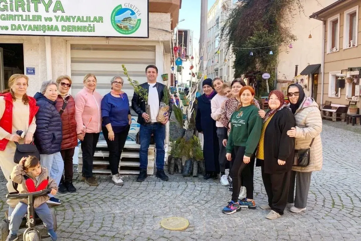 Mübadele fidanları Muhtar İsmail Başaran’a verildi
