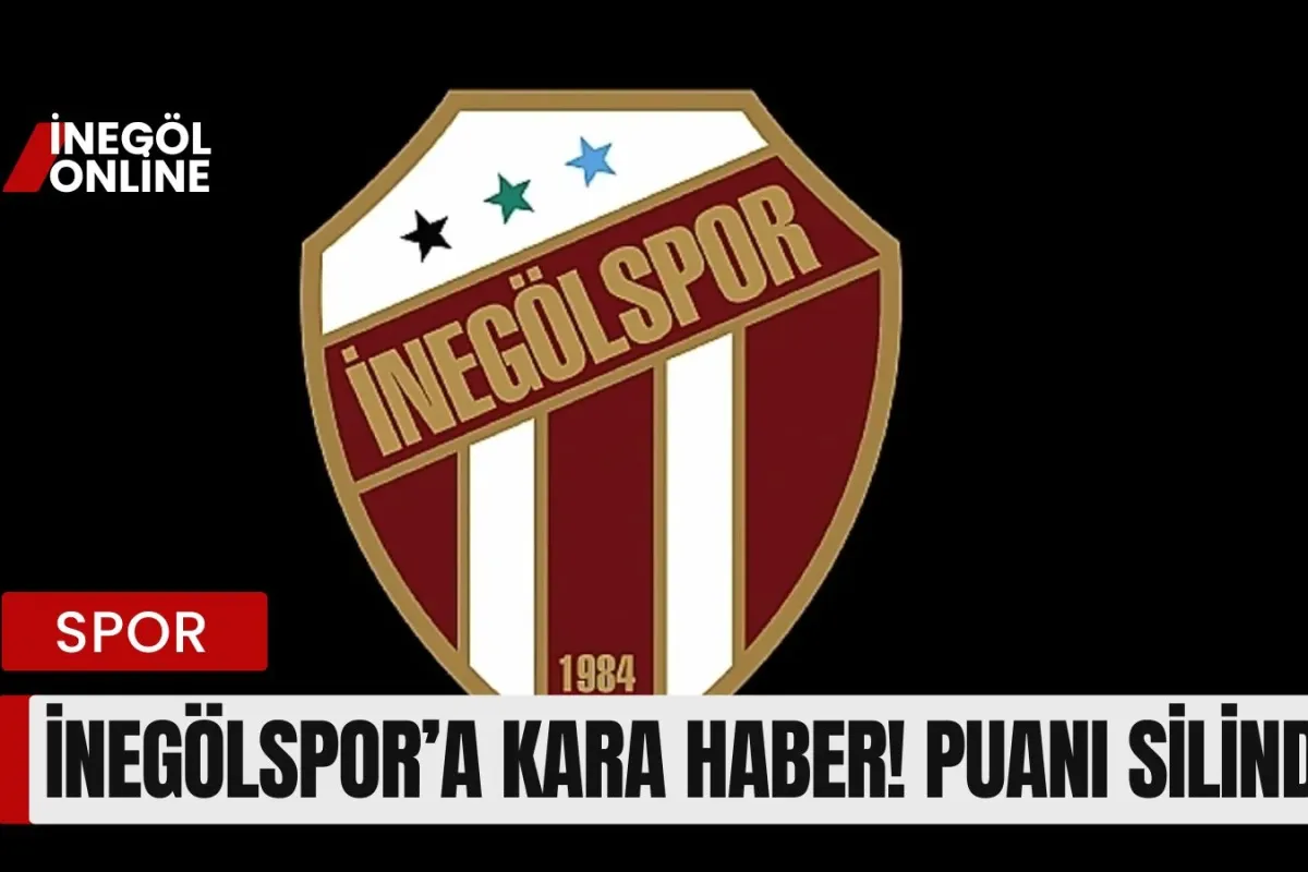 İnegölspor'a puan silme cezası geldi!