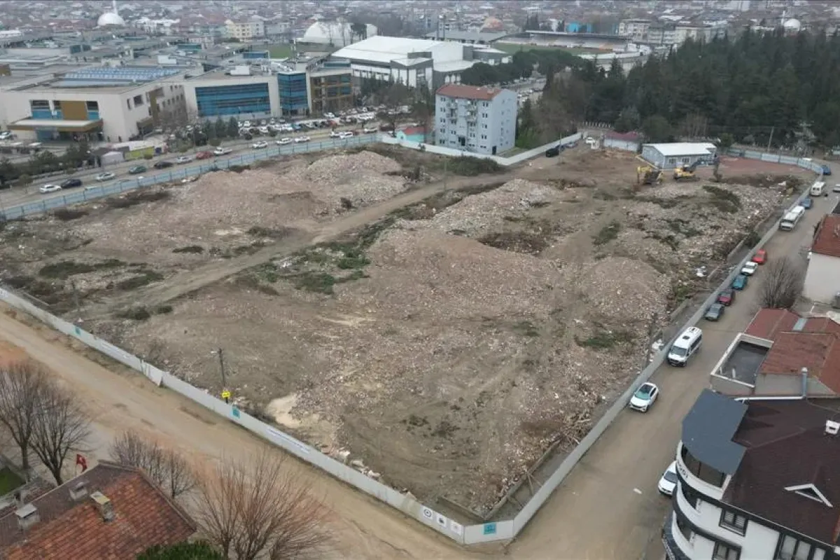 İnegöl'ün en büyük projesinde yıkım tamamlandı